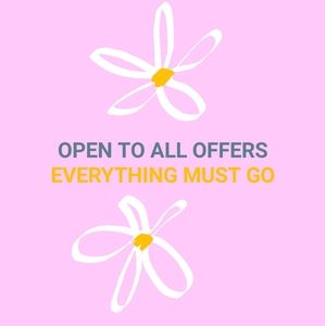 Everything. Must. Go.🌈💖🎉